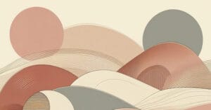 Wellness-themed educational visual expressing inner stability and awareness