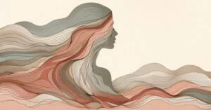 Educational illustration symbolizing gentle focus and mindful engagement