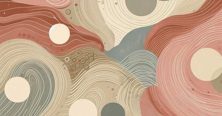 Soft abstract wellness visual designed to express calm awareness and safety