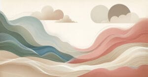 Educational illustration symbolizing awareness, balance, and reflective learning