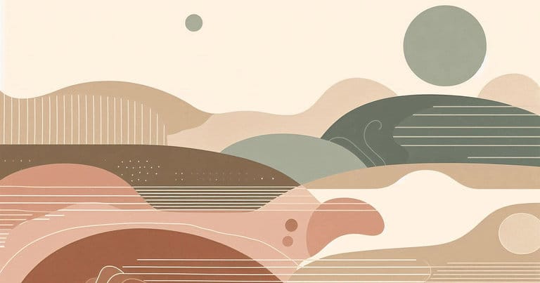 Calm abstract visual representing emotional grounding in an educational setting