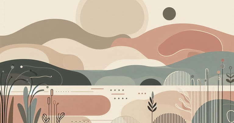 Soft wellness illustration representing reflective awareness in an educational context