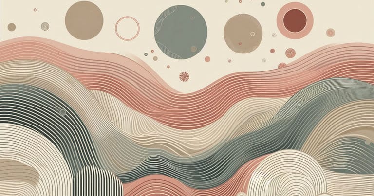 Educational wellness artwork symbolizing presence, balance, and mindful learning