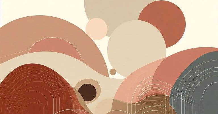 Minimal wellness artwork conveying emotional balance and calm learning