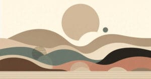 Soft wellness illustration supporting mindful learning and emotional clarity