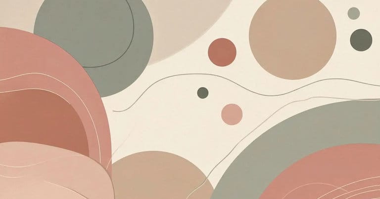 Educational wellness artwork symbolizing calm awareness and focused understanding