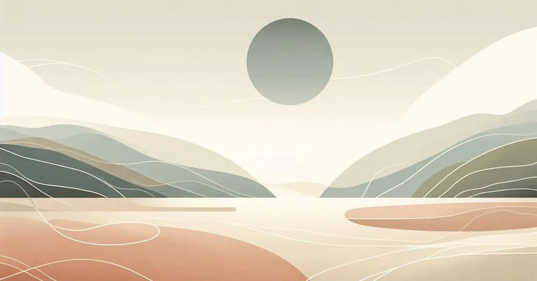 Abstract educational illustration representing nervous system regulation, safety, and personal boundaries