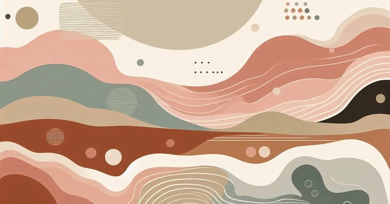 Abstract educational illustration representing nervous system regulation and embodied learning