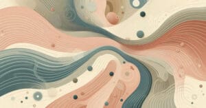 Abstract educational illustration representing open-ended learning, uncertainty, and awareness without fixed outcomes