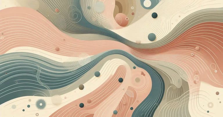 Abstract educational illustration representing open-ended learning, uncertainty, and awareness without fixed outcomes